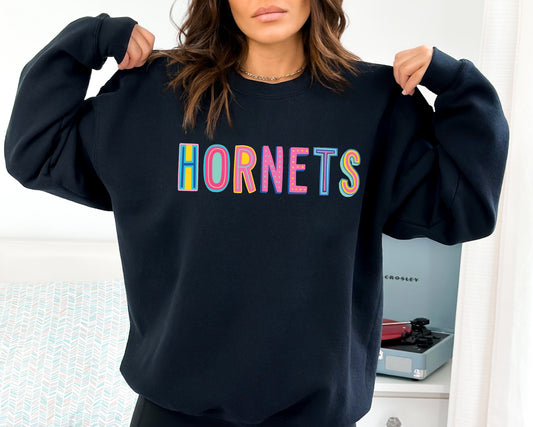 Hornets Colorful Graphic Tee