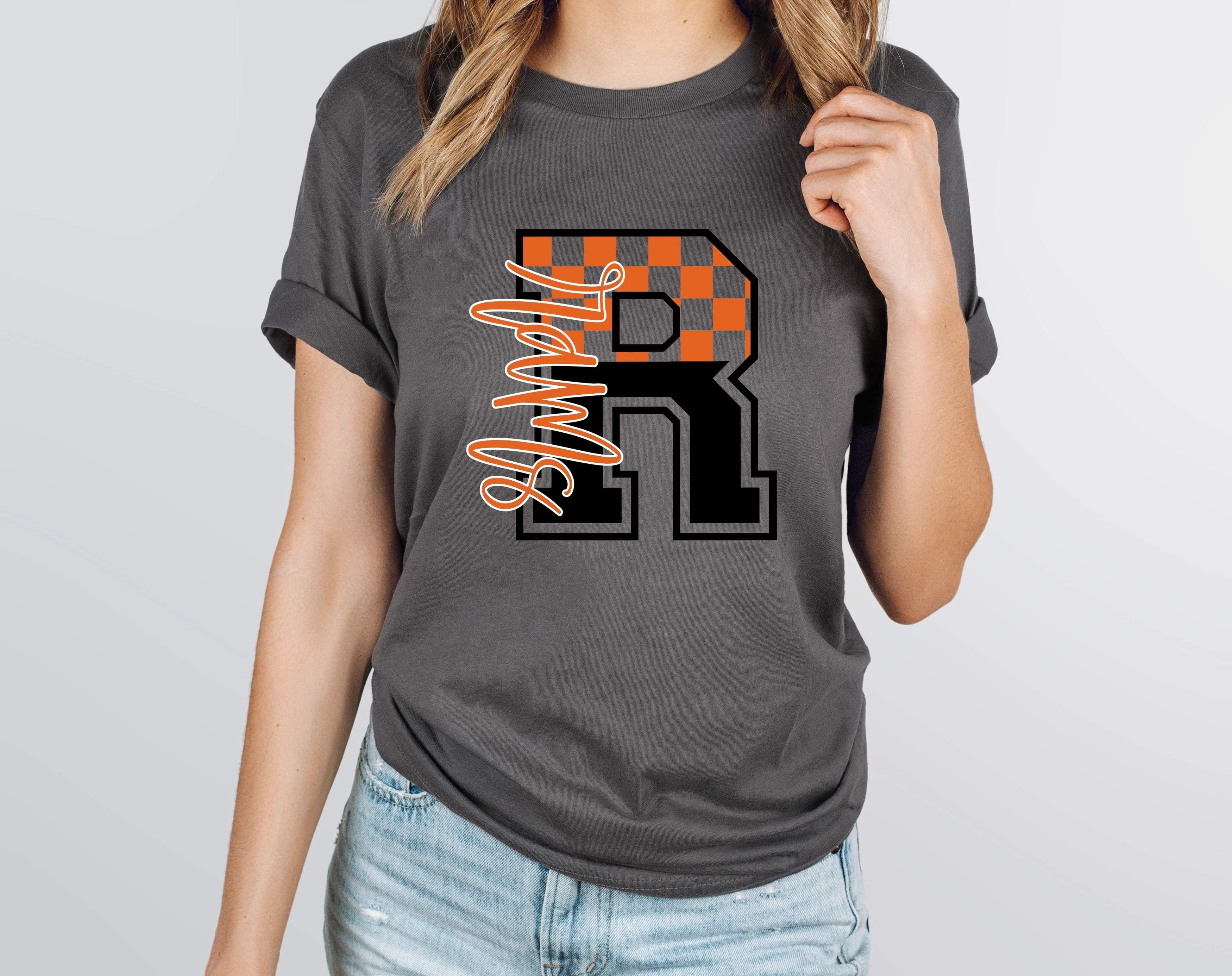 Rams Orange Checkered DTF Transfer - Merch Girls