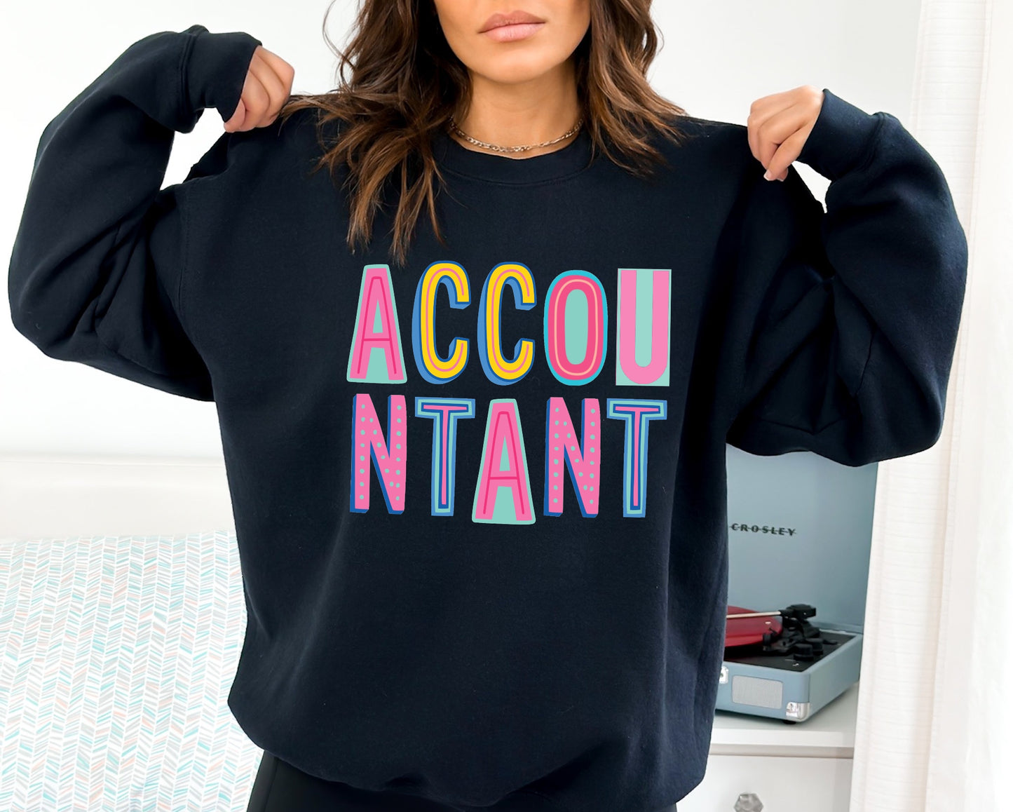 Accountant Colorful Graphic Tee