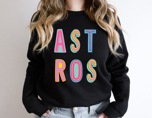 Astros Colorful Graphic Tee