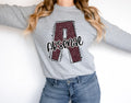 Arsenal Glitter Varsity Doodle Graphic Tee - Merch Girls