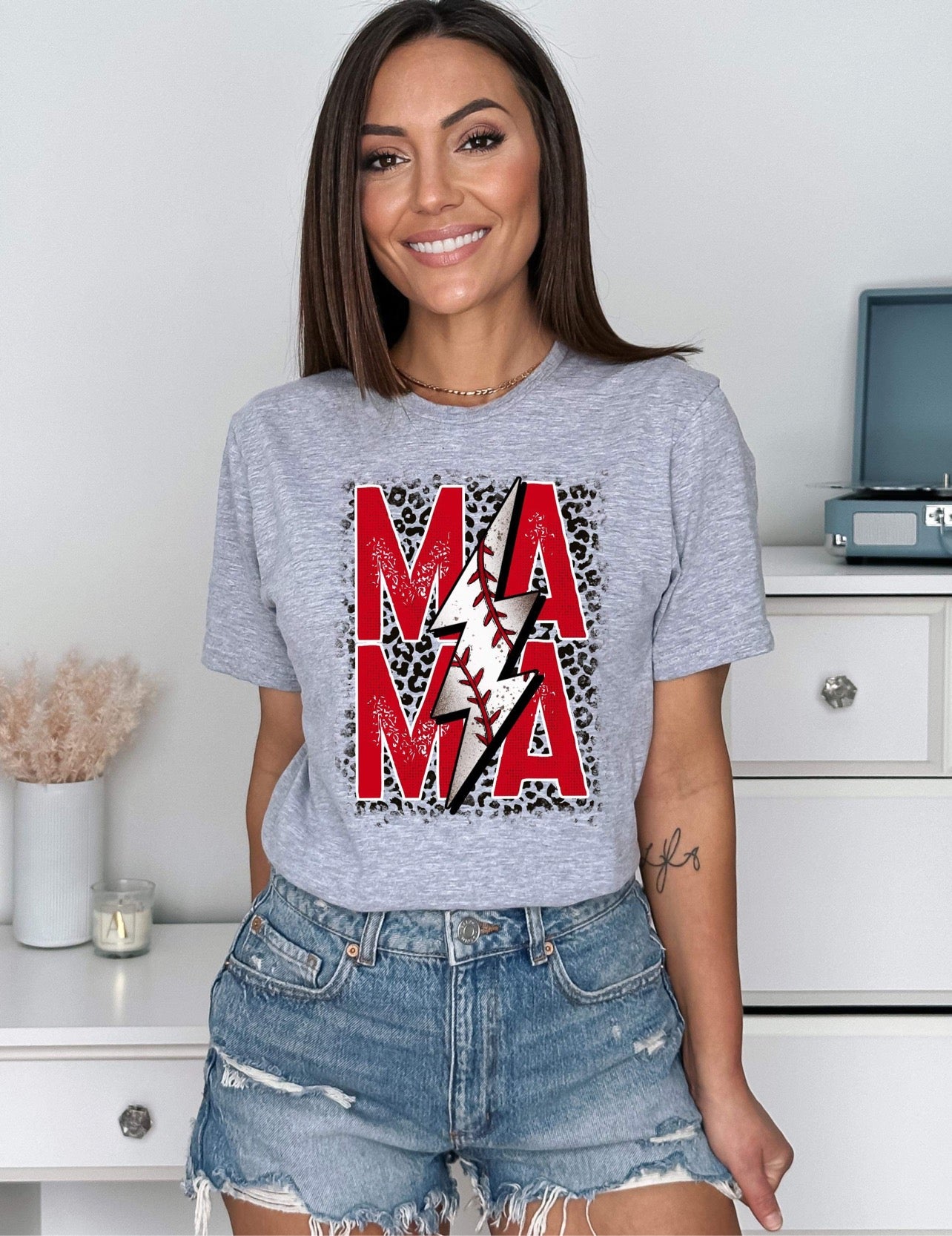 Mama Baseball Graphic Tee