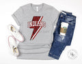Indians Lightning Bolt Graphic Tee - Merch Girls