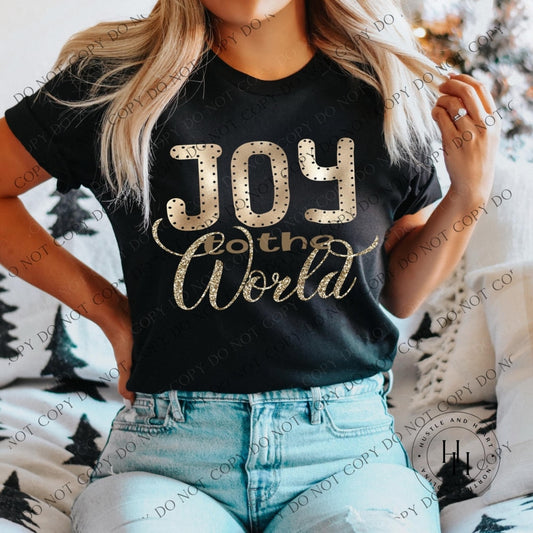Joy To The World Graphic Tee Dtg