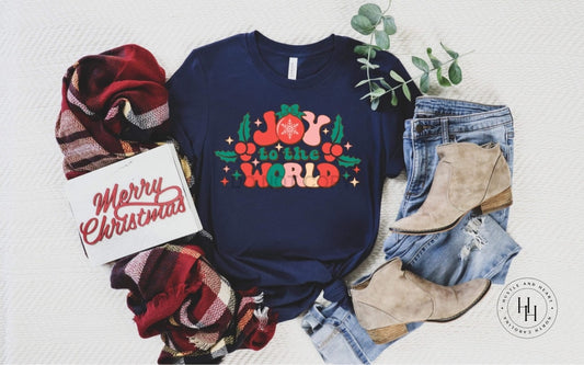 Joy To The World Graphic Tee Dtg