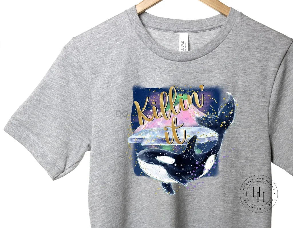 Killin' It Killer Whale Graphic Tee - Merch Girls