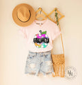 Kindergarten Pastel Apple Graphic Tee - Merch Girls