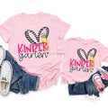 Kindergarten Striped Heart Graphic Tee - Merch Girls