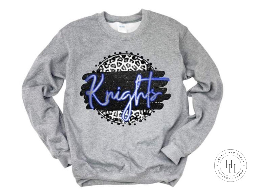 Knights Black & Blue/white Gradient Shirt