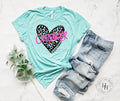 Leopard Heart- Counselor Graphic Tee - Merch Girls