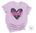 Leopard Heart- Librarian Graphic Tee - Merch Girls