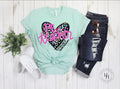 Leopard Heart- PE Teacher Graphic Tee - Merch Girls