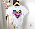 Leopard Heart- Principal Graphic Tee - Merch Girls