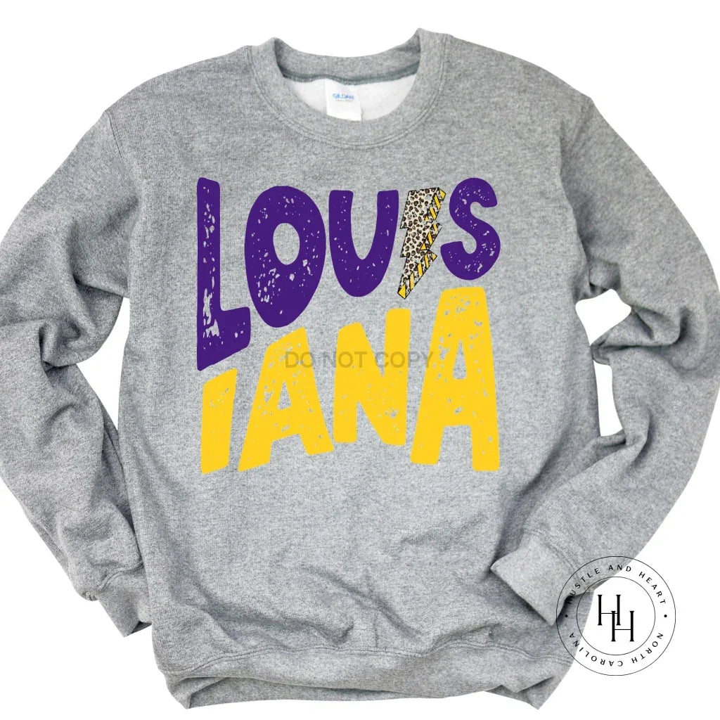 Louisiana Lightning Bolt Graphic Tee - Merch Girls