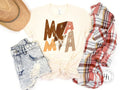 Mama CowHide Lightning Bolt Graphic Tee - Merch Girls