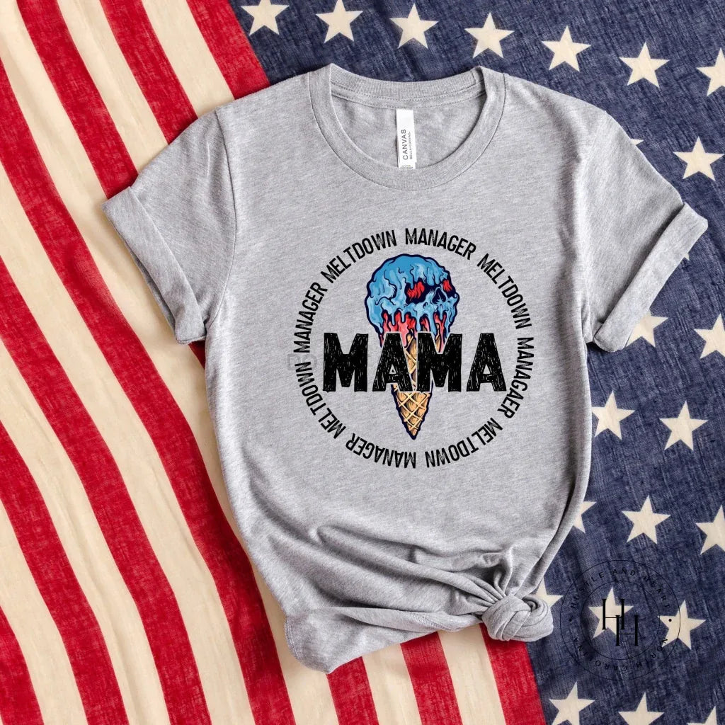 Mama Crying Ice Cream Graphic Tee - Merch Girls