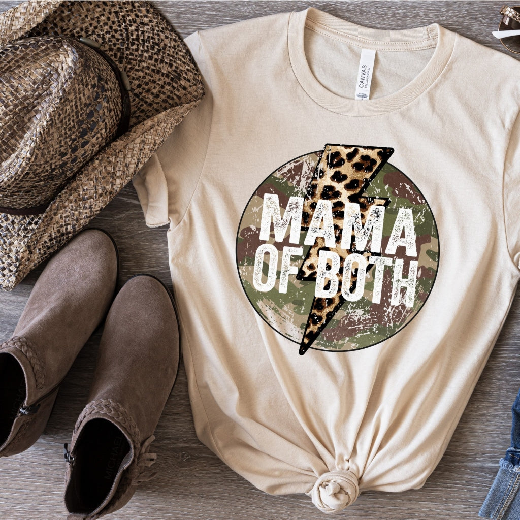 Mama Of Both Graphic Tee