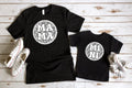 Mama/Mini Faux White Floral Lace Graphic Tee - Merch Girls