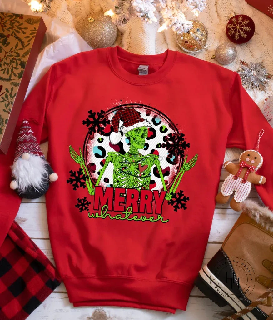 Merry Whatever Graphic Tee - Merch Girls