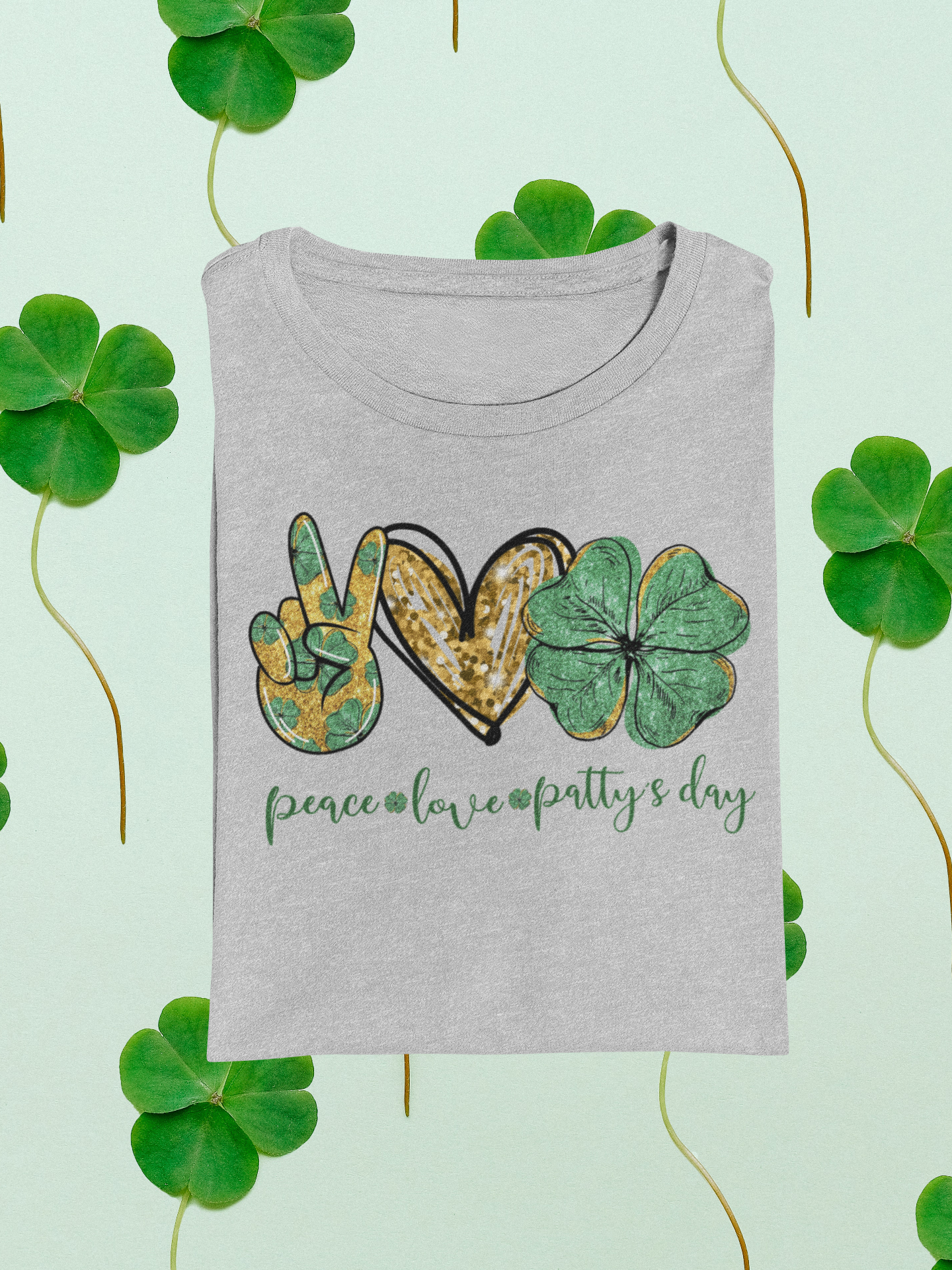 Peace Love Patty's Day Graphic Tee