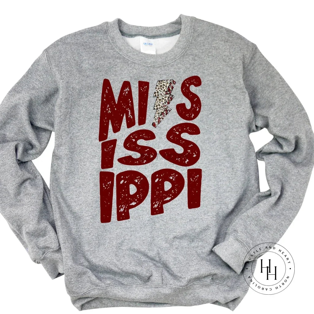 Mississippi Lightning Bolt Graphic Tee - Merch Girls