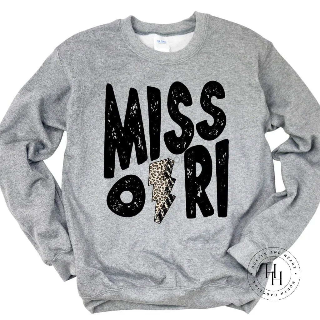 Missouri Lightning Bolt Graphic Tee - Merch Girls