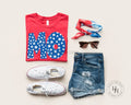 MO Retro Distressed Star Graphic Tee - Merch Girls