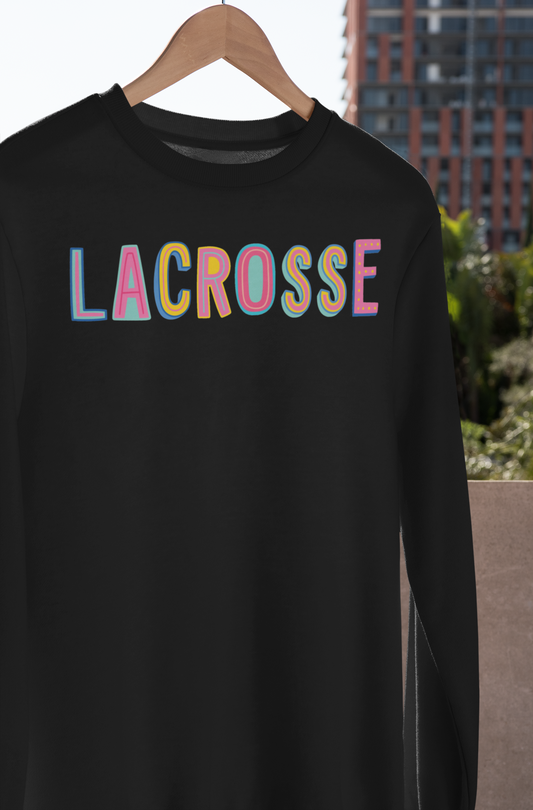 Lacrosse Colorful Graphic Tee