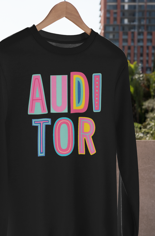 Auditor Colorful Graphic Tee