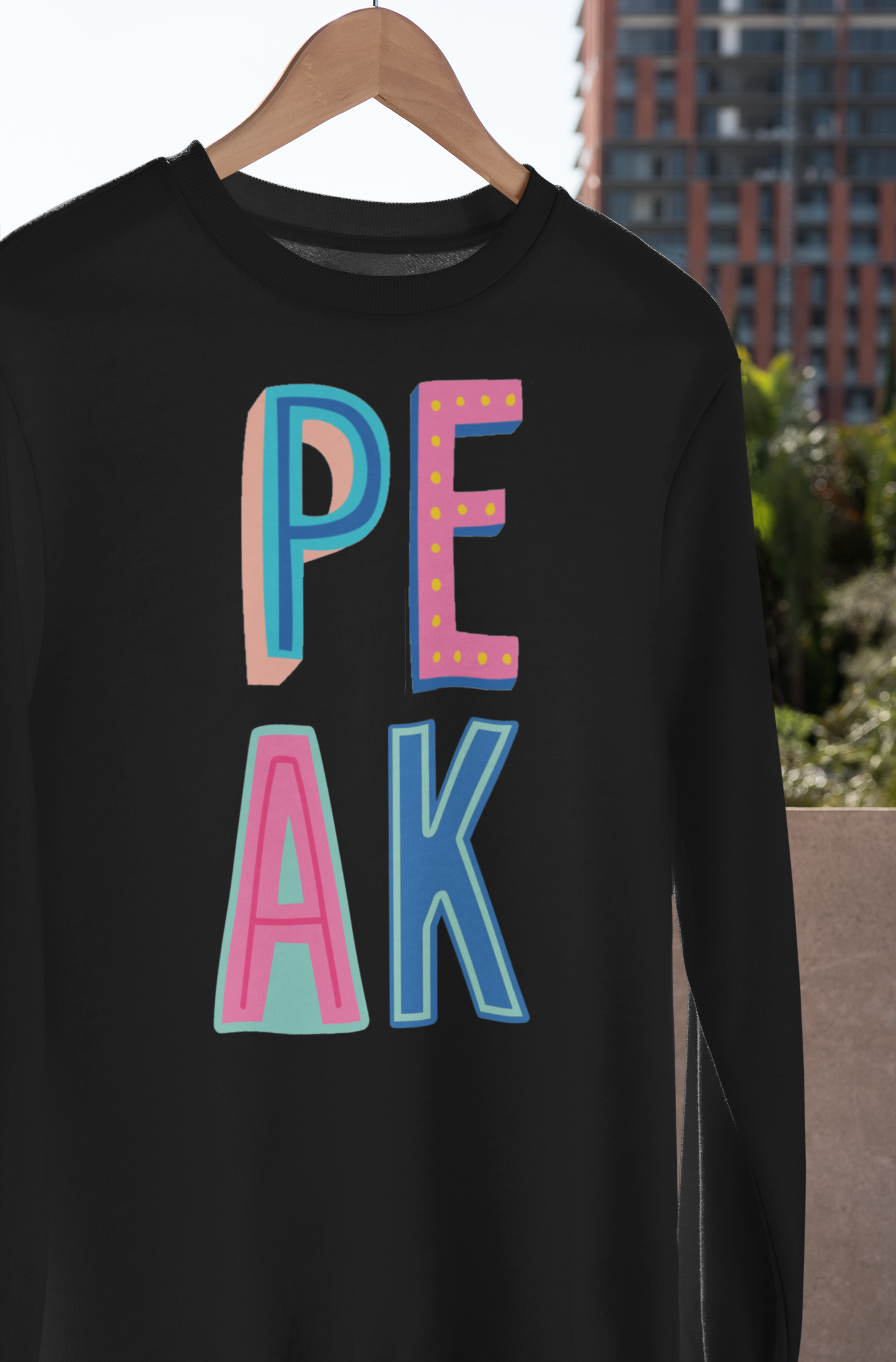 Peak Colorful Graphic Tee