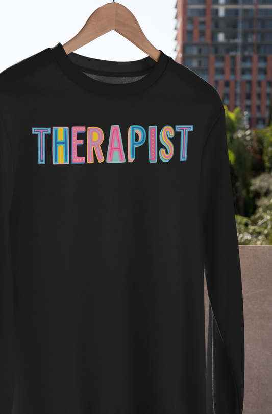 Therapist Colorful Graphic Tee