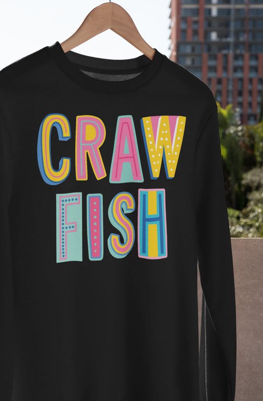 Crawfish Colorful Graphic Tee