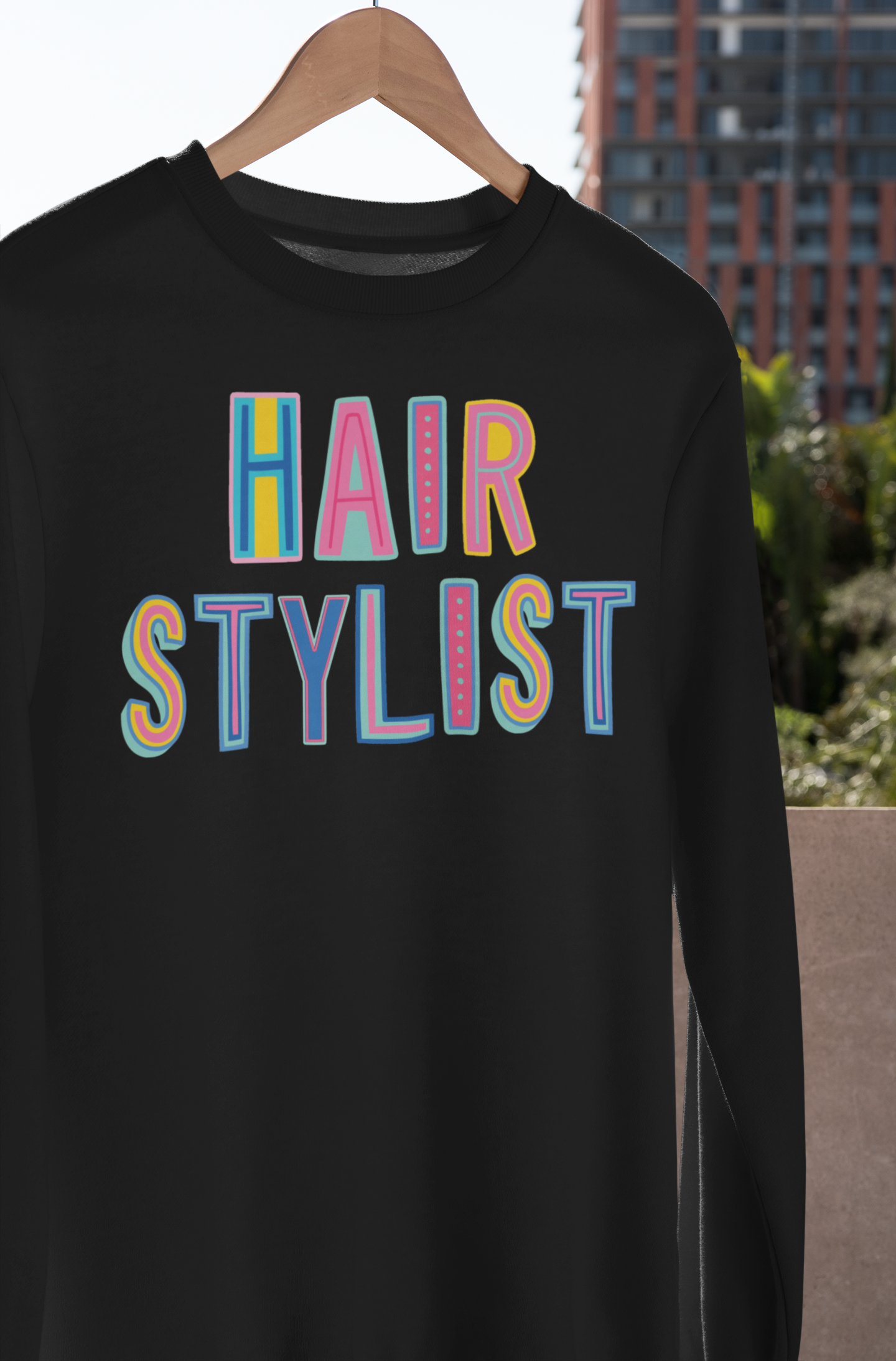 Hair Stylist Colorful Graphic Tee