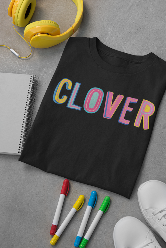 Clover Colorful Graphic Tee