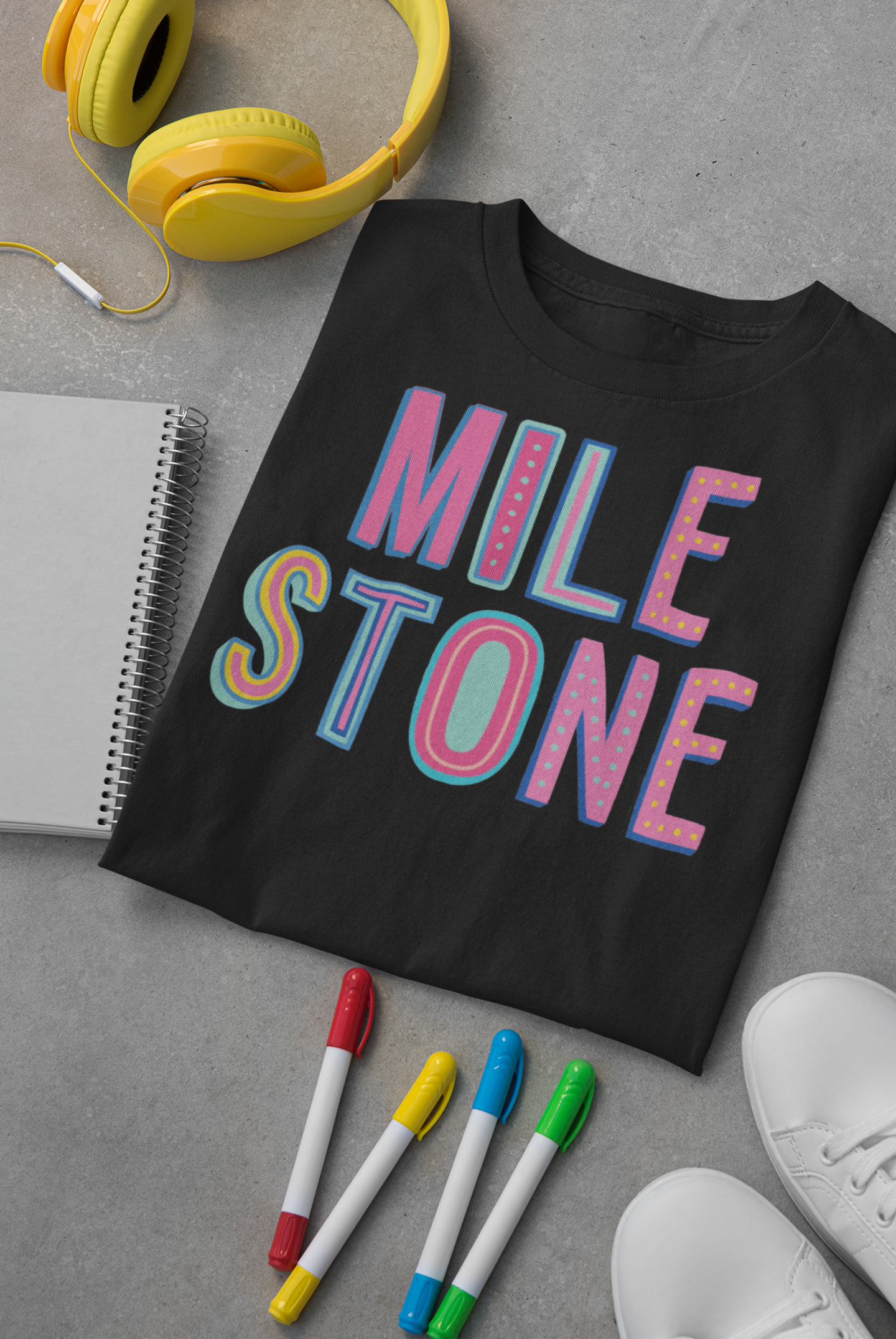 Milestone Colorful Graphic Tee