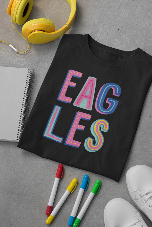 Eagles Colorful Graphic Tee