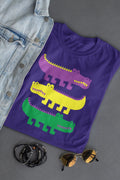 Mardi Gras Alligator Crocodile New Orleans 2023 Graphic Tee - Merch Girls