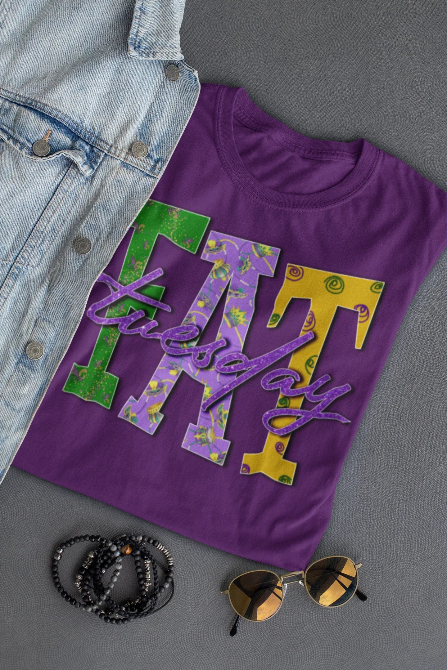 Fat Tuesday Mardi Gras New Orleans 2023 Graphic Tee - Merch Girls