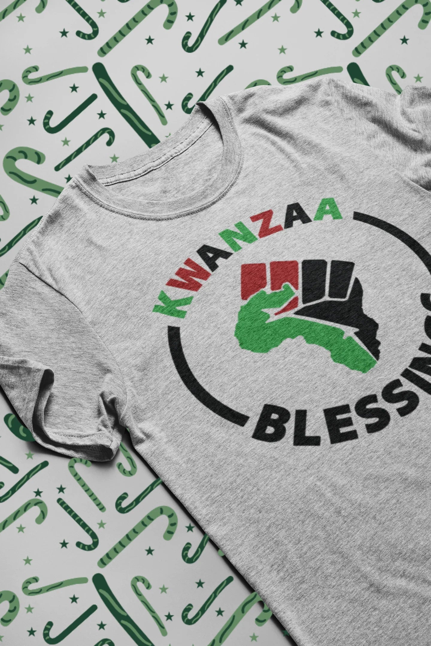 Kwanzaa Blessings Holiday Graphic Tee - Merch Girls