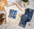 NC North Carolina Blue Graphic Tee - Merch Girls