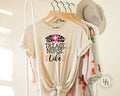 Nurse Life Leopard Hat Graphic Tee - Merch Girls