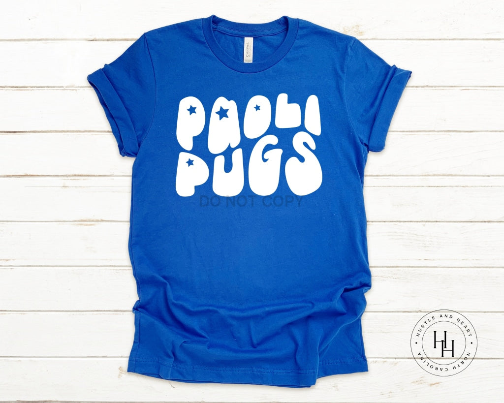 Paoli Pugs Graphic Tee Shirt