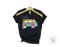 Peace Gnomie Hippie Van Graphic Tee - Merch Girls