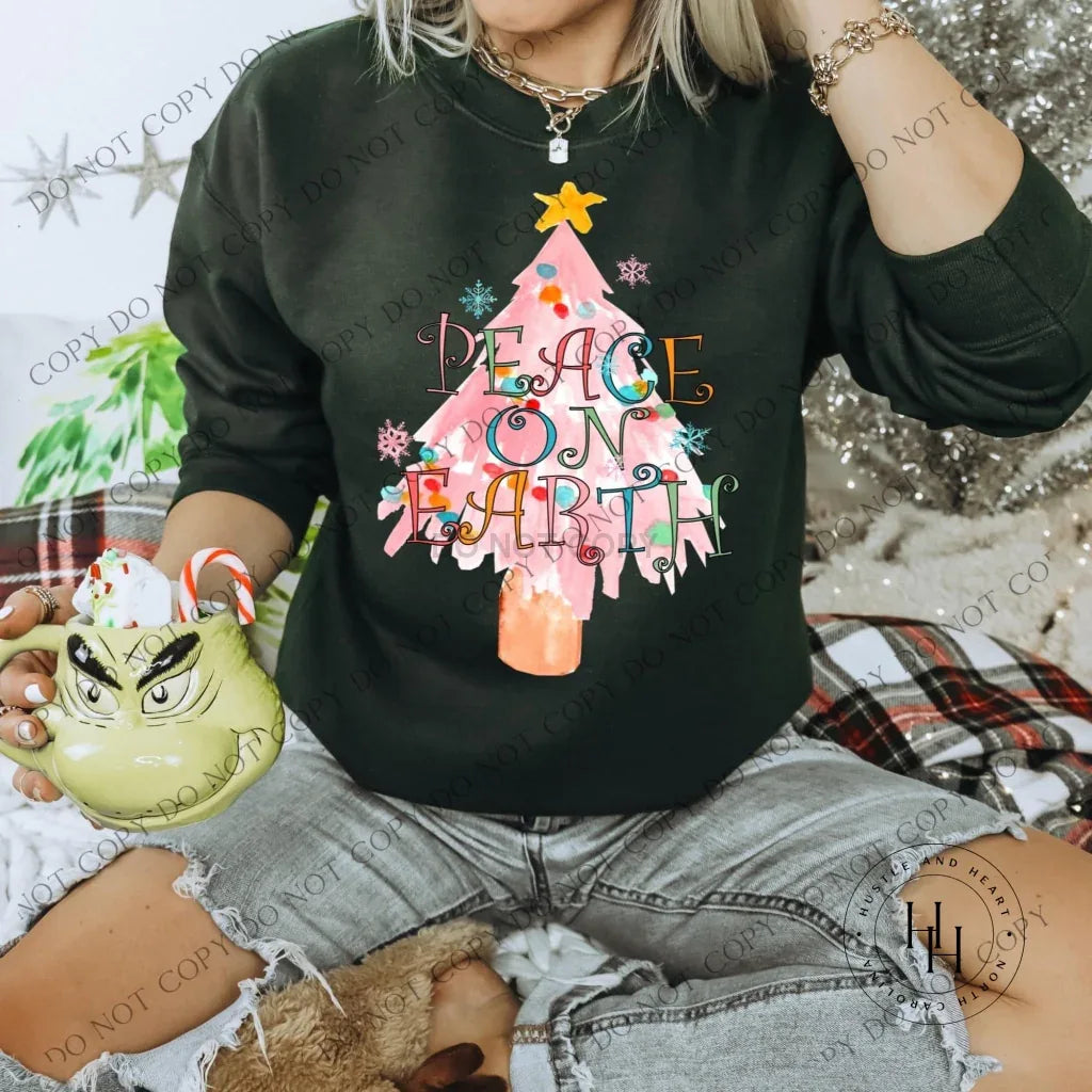 Peace On Earth Graphic Tee - Merch Girls
