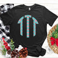 Peppermint Swirl Monogram Graphic Tee - Merch Girls