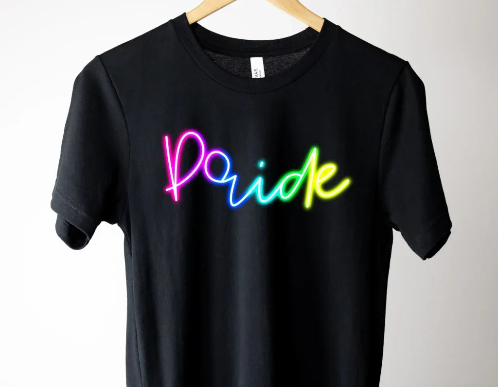 Pride Neon Graphic Tee - Merch Girls