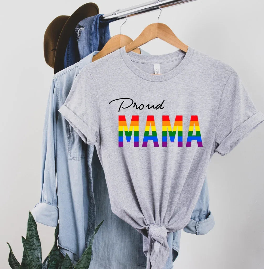 Proud Mama Pride Ally Graphic Tee - Merch Girls