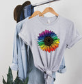 Rainbow Sunflower Pride Graphic Tee - Merch Girls
