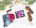 Salty Beach Graphic Tank - Merch Girls