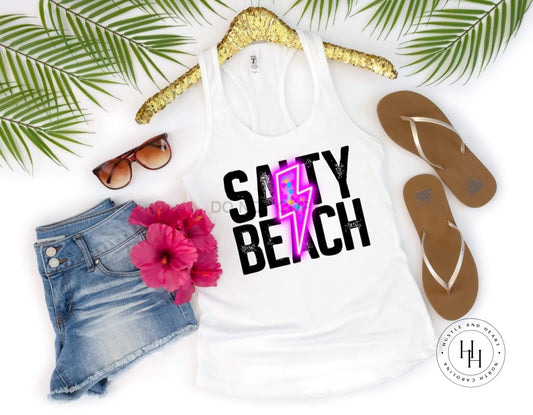 Salty Beach Graphic Tank Unisex Tee